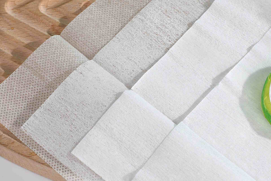 Material de las sábanas secas
