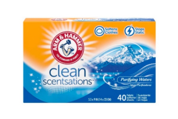 Arm and Hammer Fabric Softener Sheets