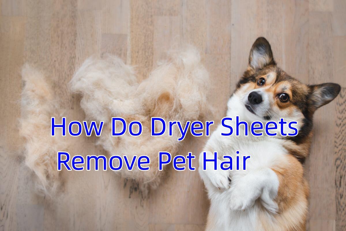 how do dryer sheets remove pet hair